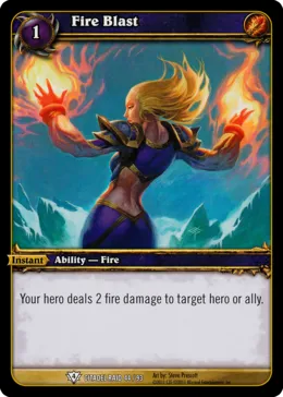 Card scan: Fire Blast