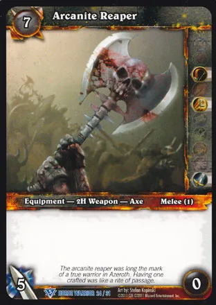 Card scan: Arcanite Reaper