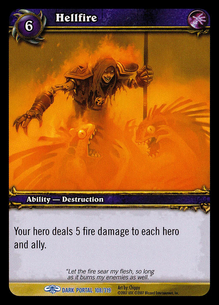 Card scan: Hellfire