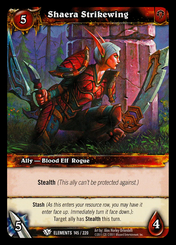 Card scan: Shaera Strikewing