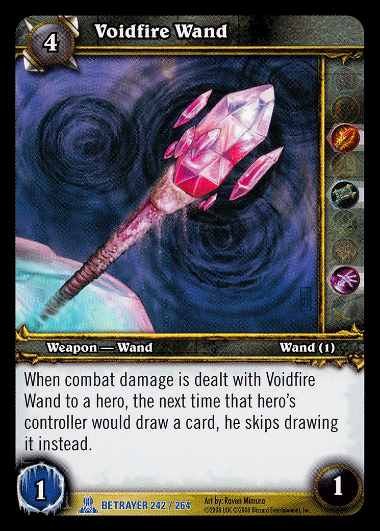 Card scan: Voidfire Wand