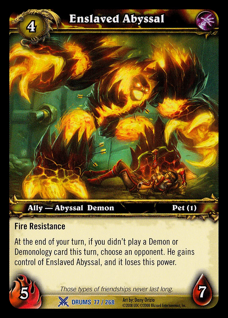 Card scan: Enslaved Abyssal