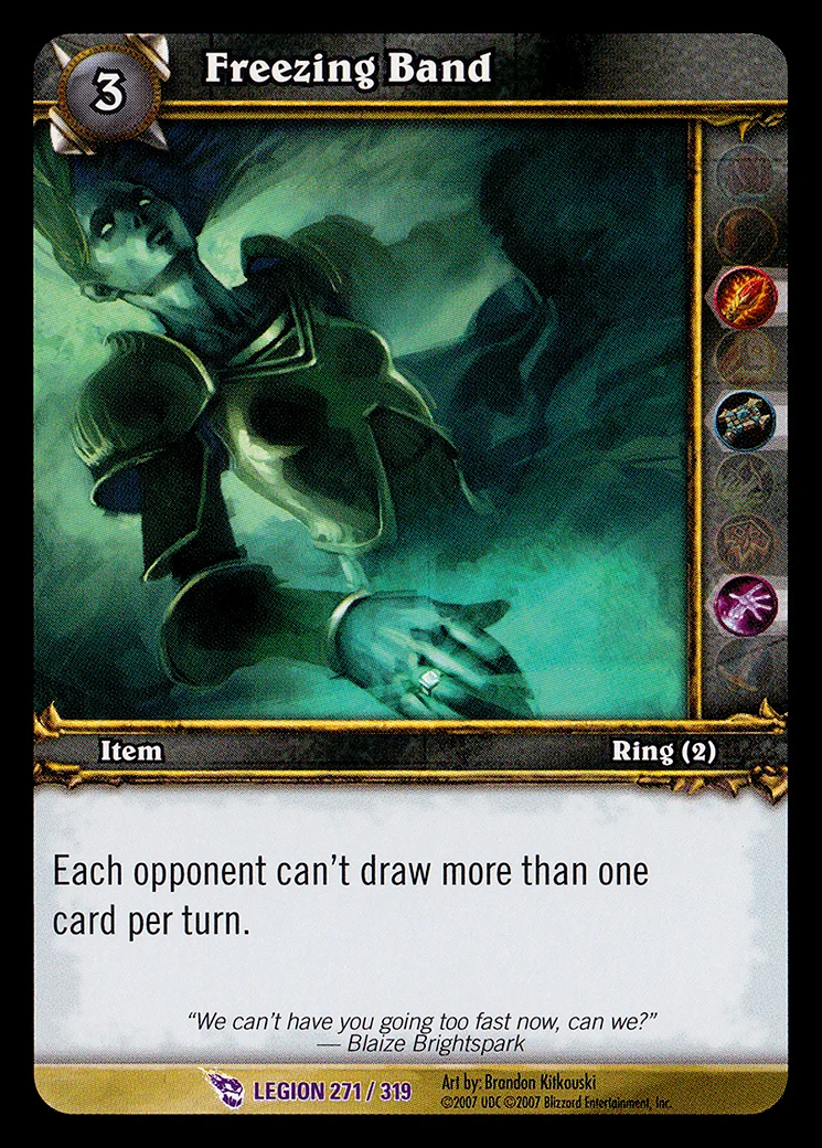 Card scan: Freezing Band