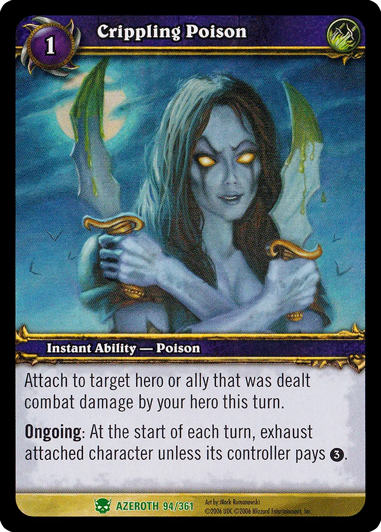 Card scan: Crippling Poison
