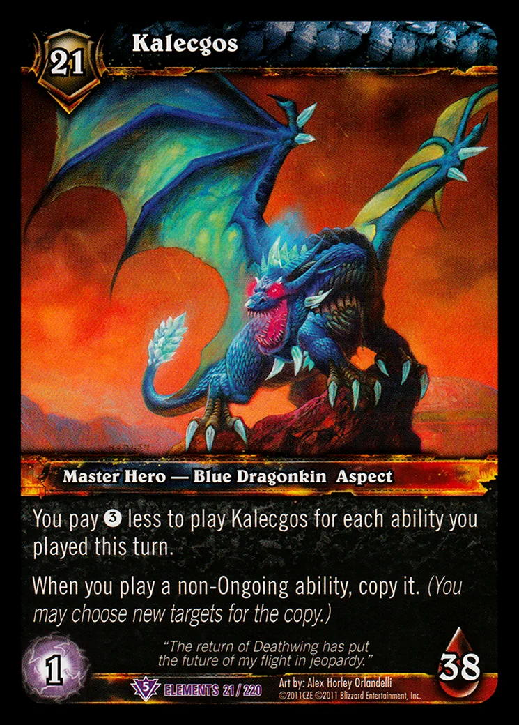 Card scan: Kalecgos
