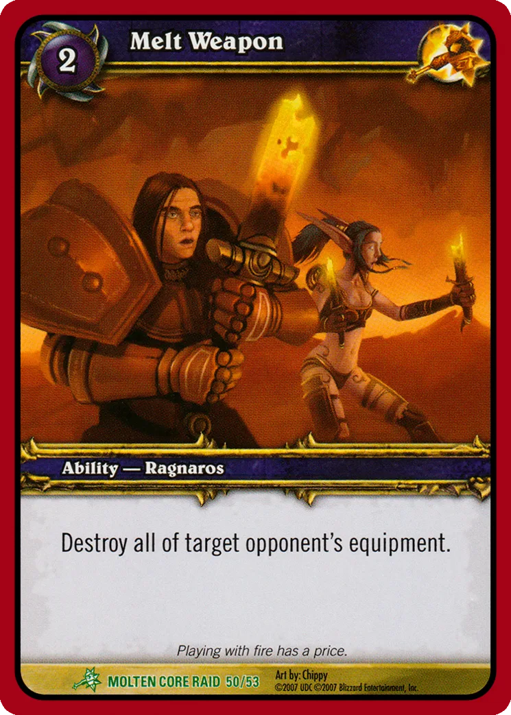 Card scan: Melt Weapon