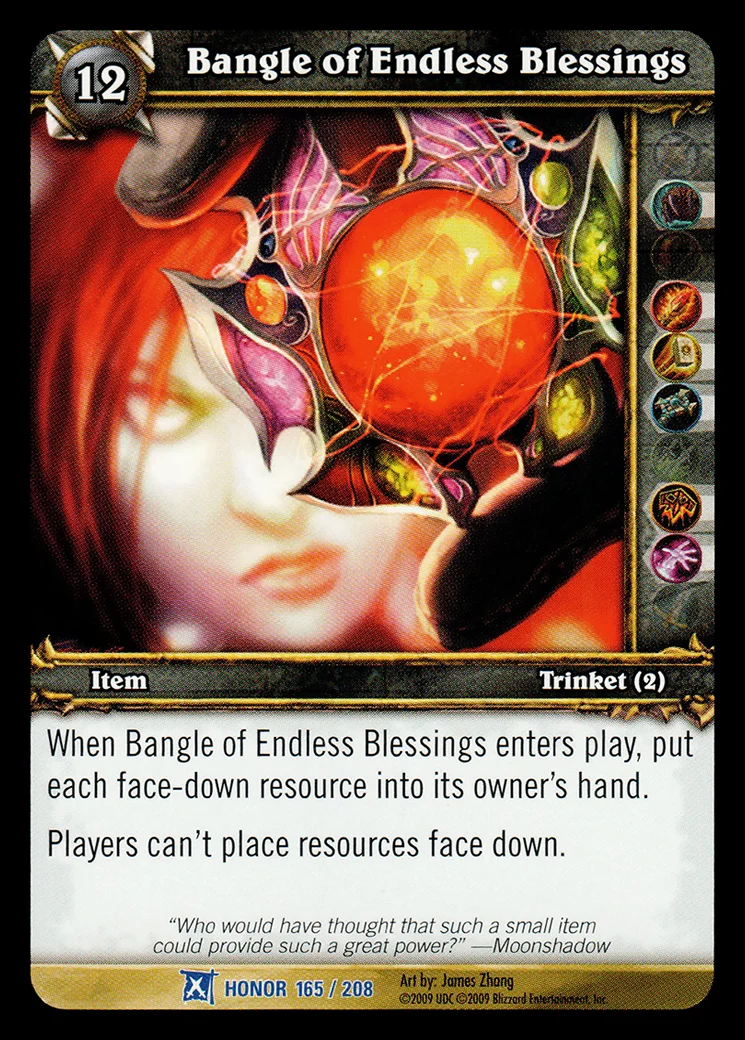 Card scan: Bangle of Endless Blessings
