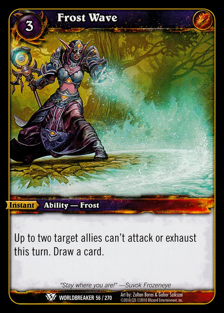 Card scan: Frost Wave