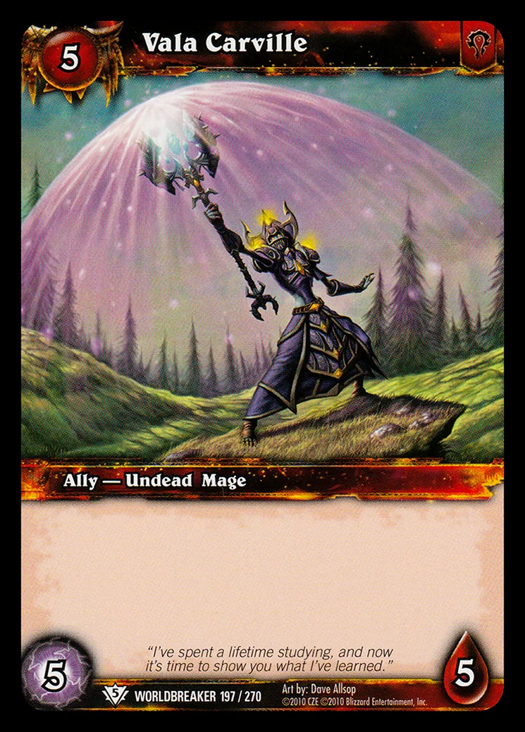 Card scan: Vala Carville