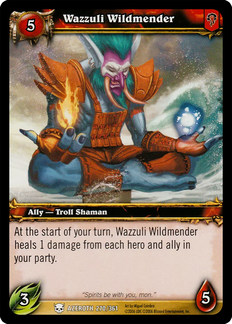 Card scan: Wazzuli Wildmender