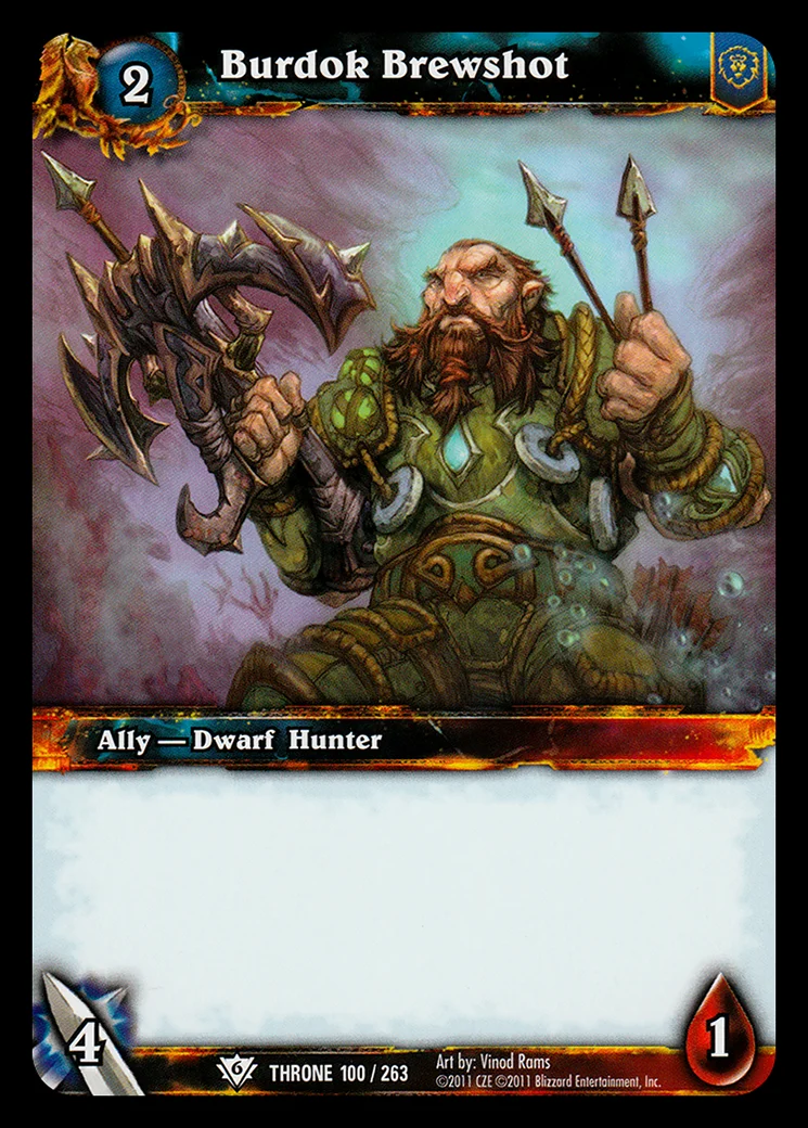 Card scan: Burdok Brewshot