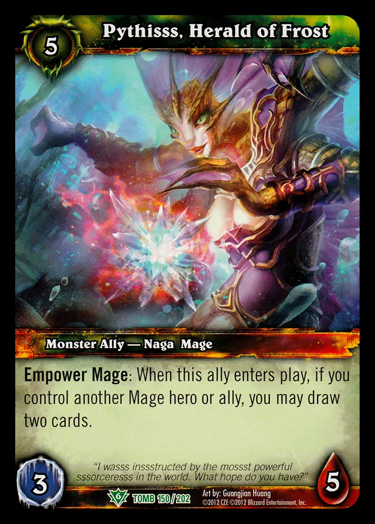 Card scan: Pythisss, Herald of Frost