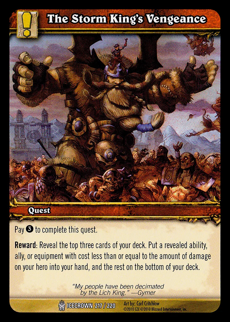 Card scan: The Storm King's Vengeance