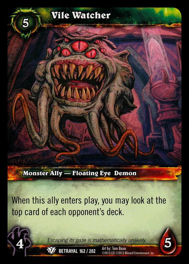 Card scan: Vile Watcher