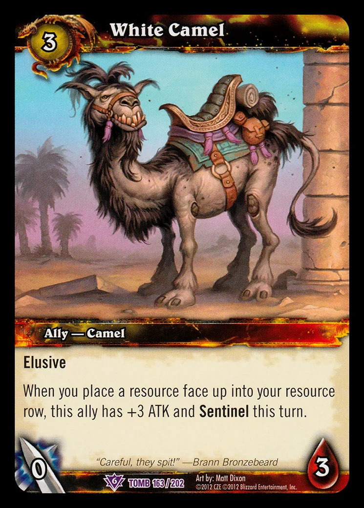 Card scan: White Camel
