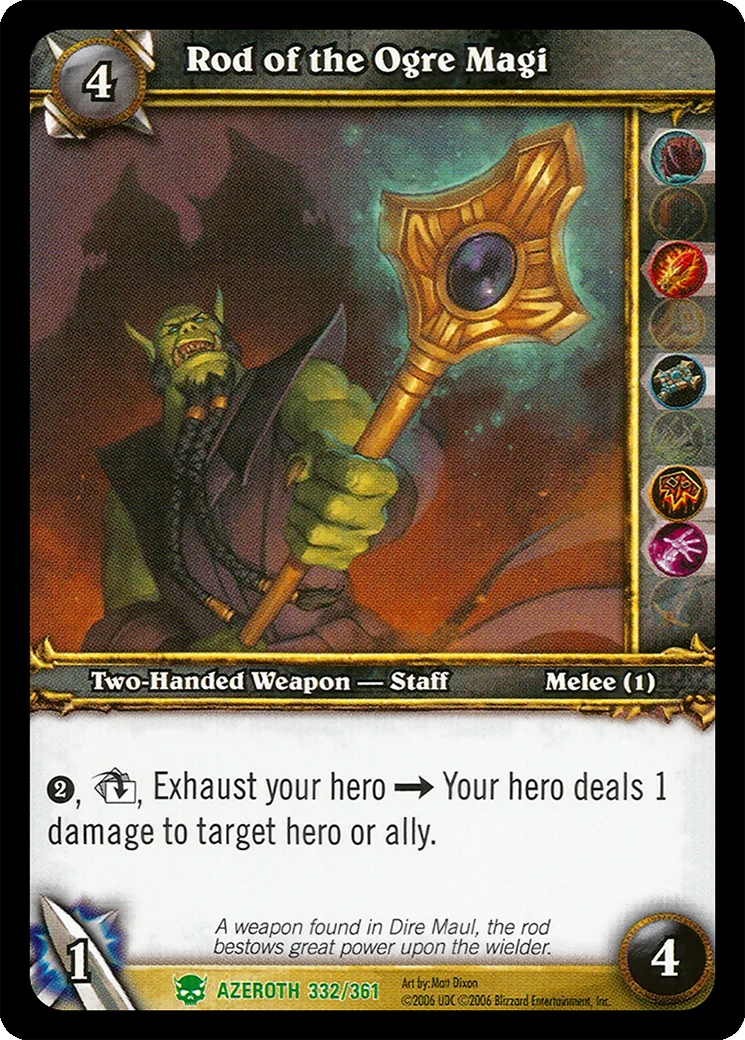 Card scan: Rod of the Ogre Magi