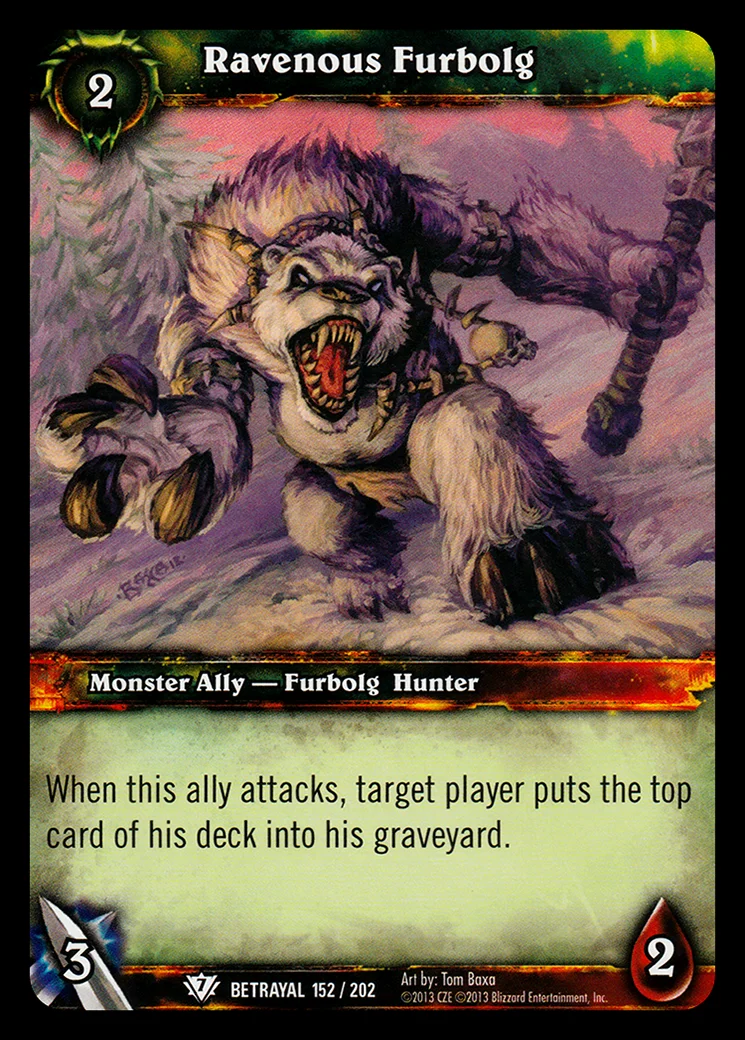 Card scan: Ravenous Furbolg