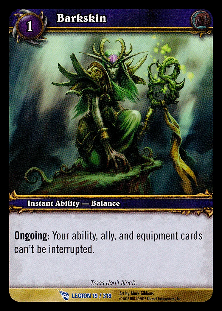 Card scan: Barkskin