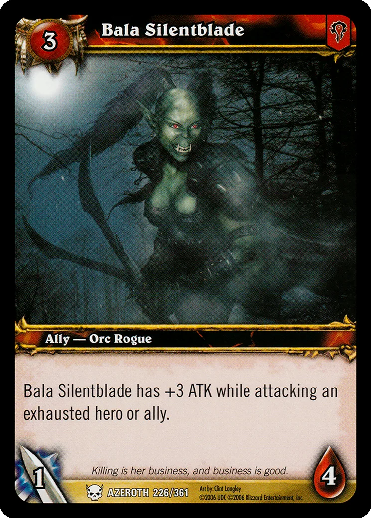 Card scan: Bala Silentblade
