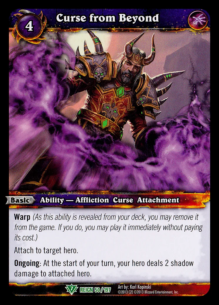 Card scan: Curse from Beyond