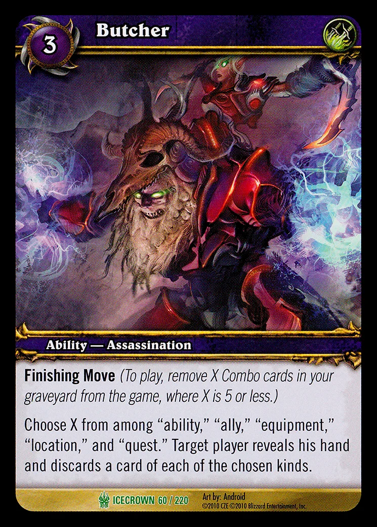 Card scan: Butcher
