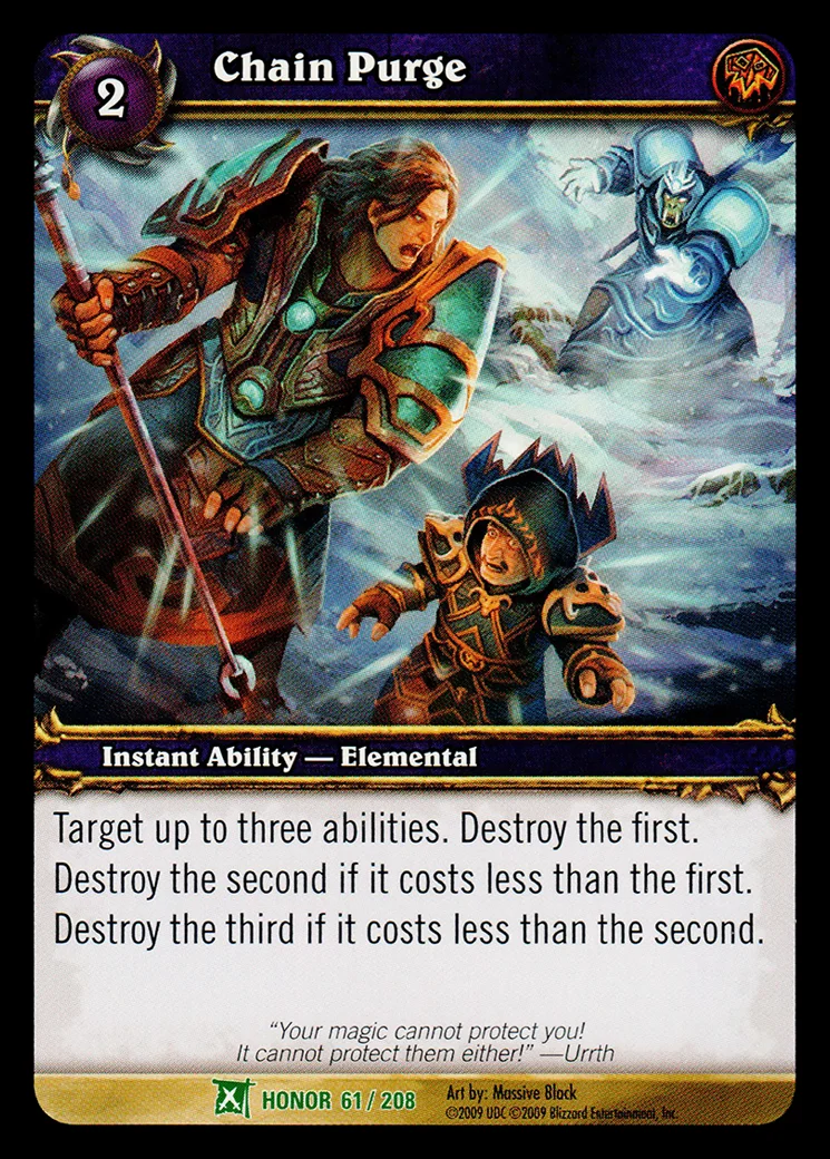 Card scan: Chain Purge
