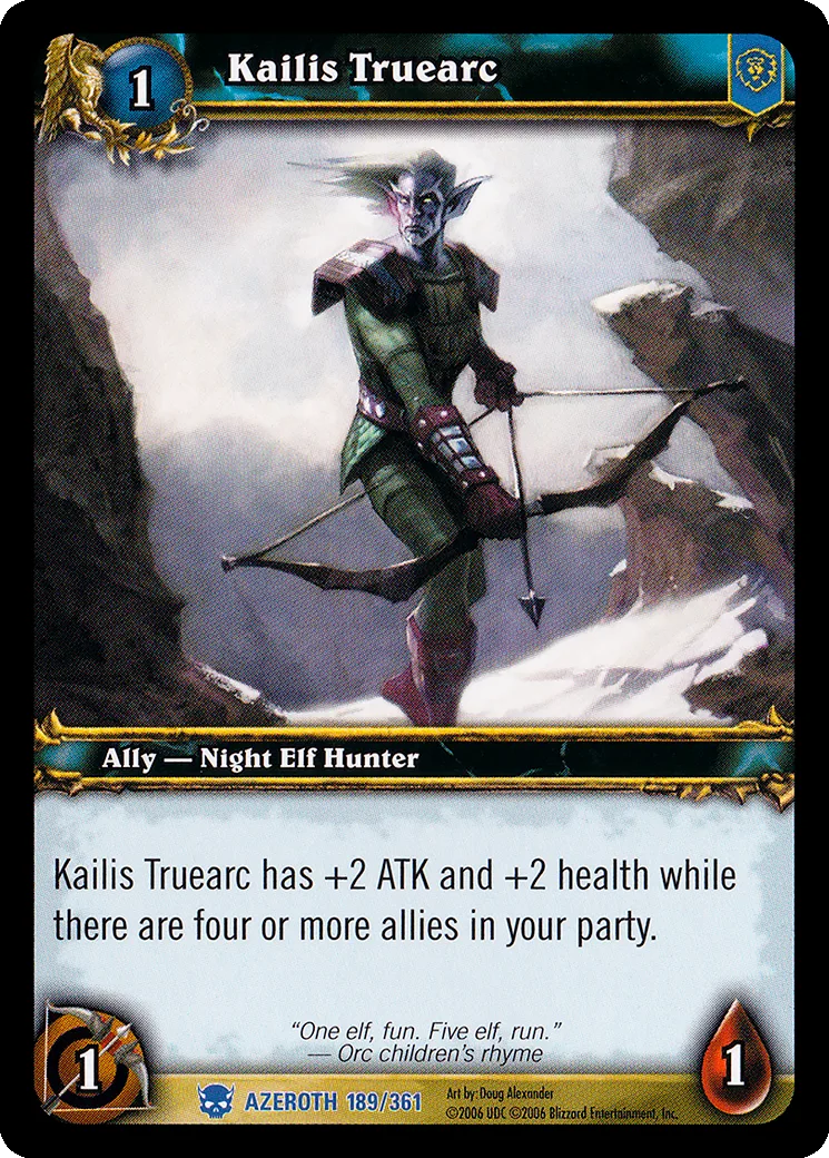 Card scan: Kailis Truearc
