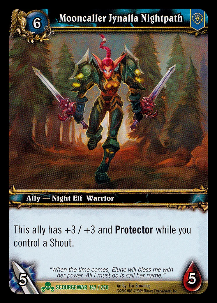 Card scan: Mooncaller Jynalla Nightpath