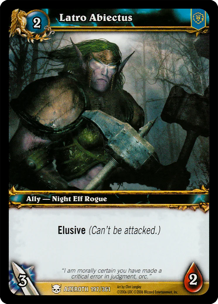 Card scan: Latro Abiectus