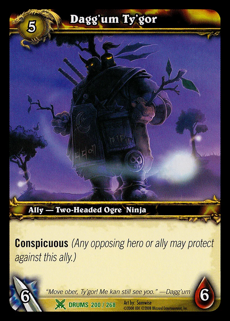 Card scan: Dagg'um Ty'gor