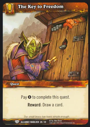 Card scan: The Key to Freedom