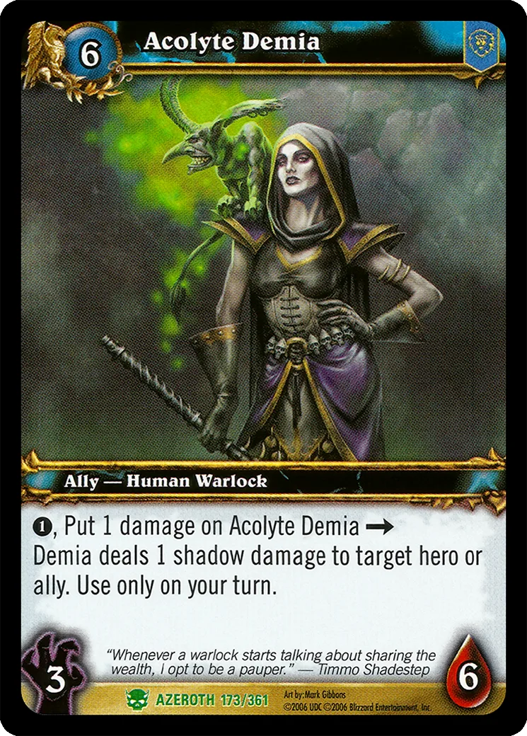 Card scan: Acolyte Demia