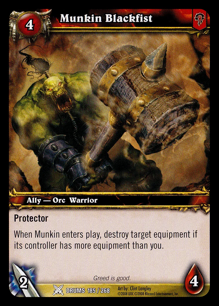 Card scan: Munkin Blackfist