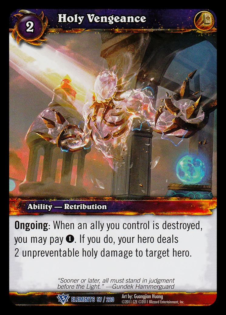 Card scan: Holy Vengeance