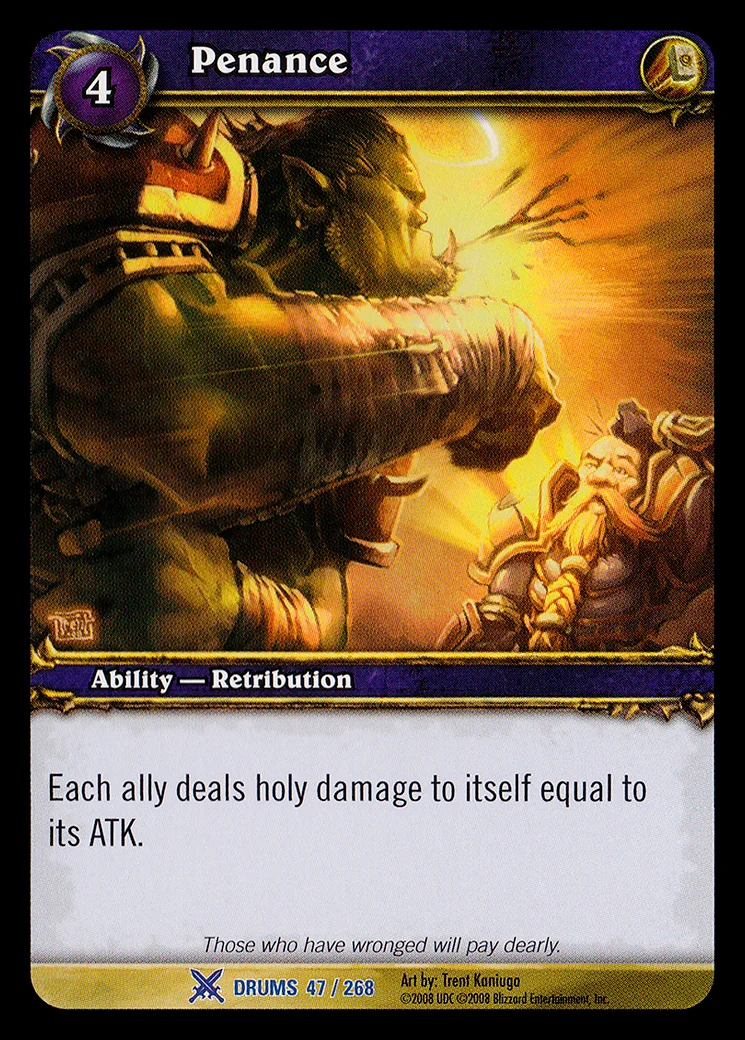 Card scan: Penance