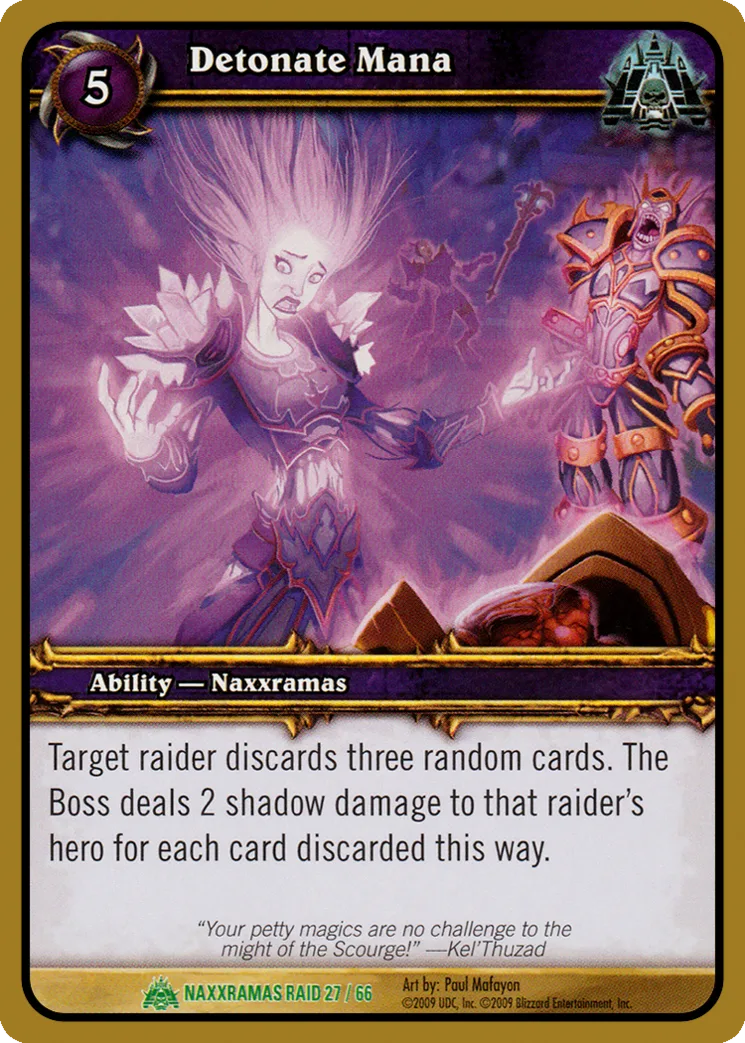Card scan: Detonate Mana