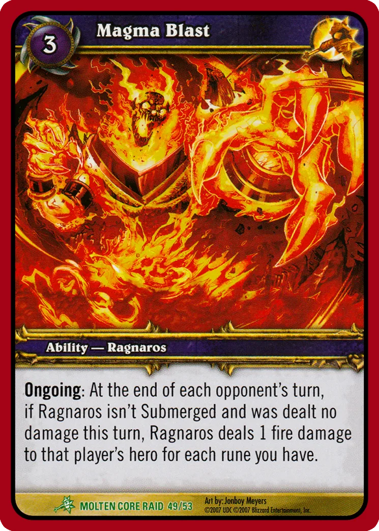 Card scan: Magma Blast