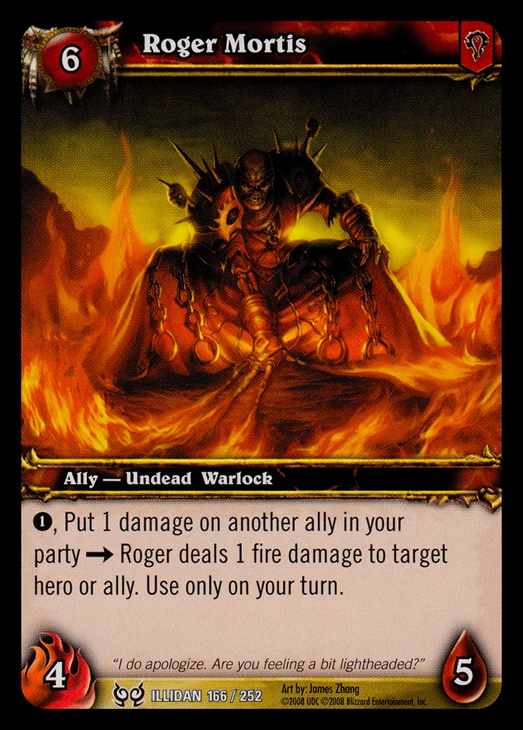 Card scan: Roger Mortis
