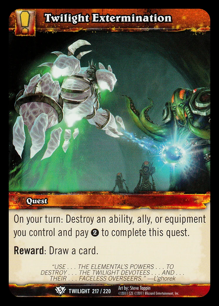 Card scan: Twilight Extermination