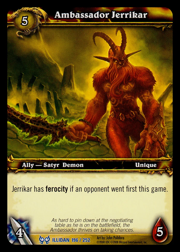 Card scan: Ambassador Jerrikar