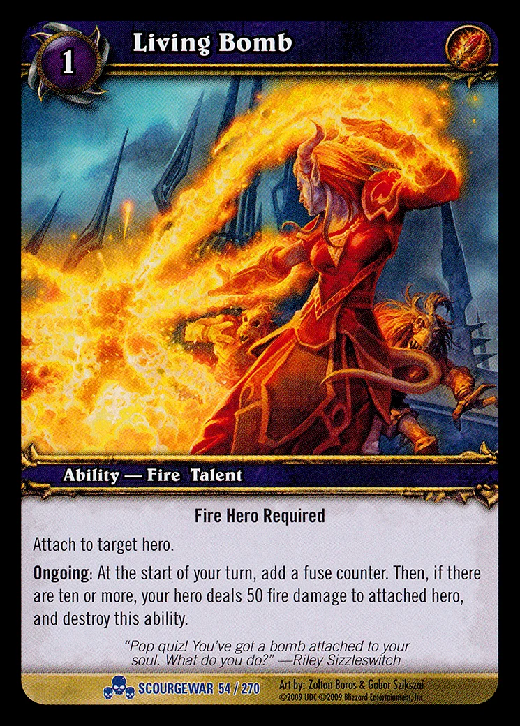 Card scan: Living Bomb