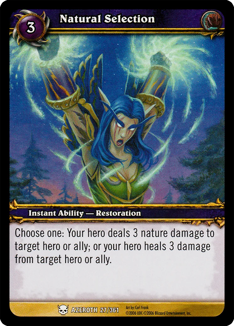 Card scan: Natural Selection