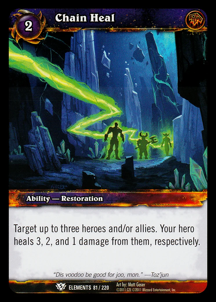 Card scan: Chain Heal