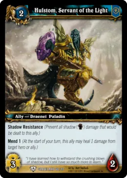 Card scan: Hulstom, Servant of the Light
