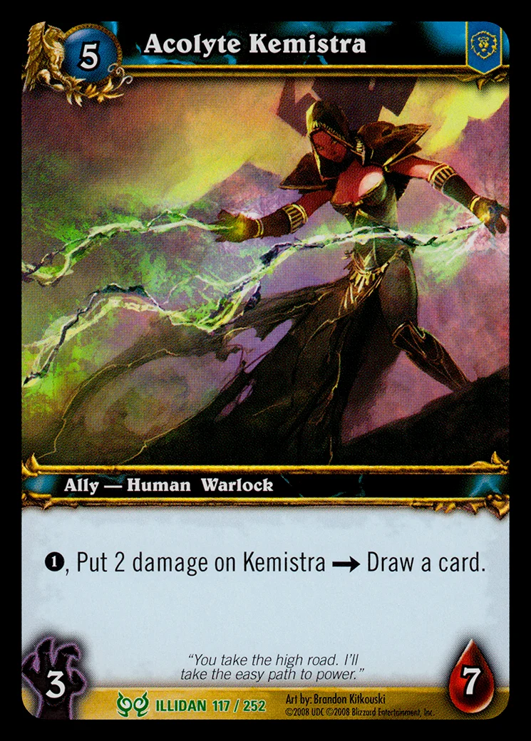 Card scan: Acolyte Kemistra