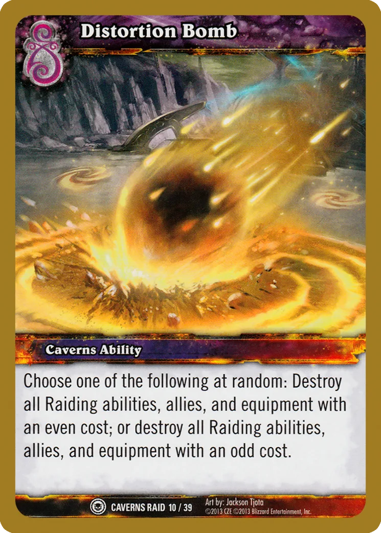 Card scan: Distortion Bomb