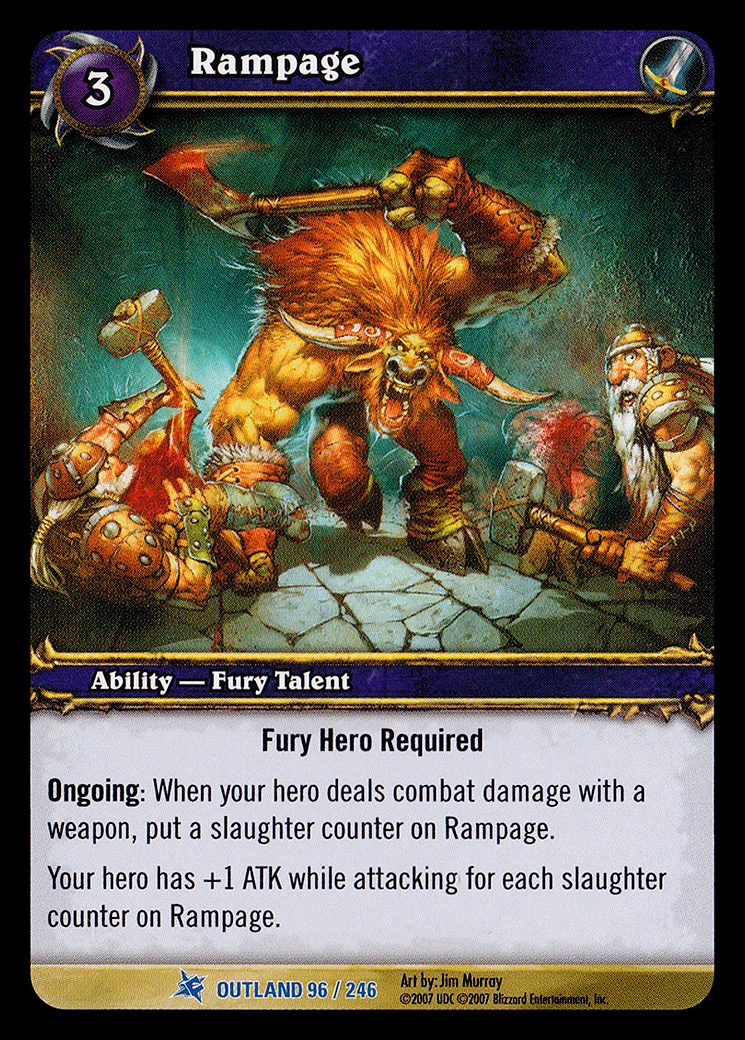 Card scan: Rampage
