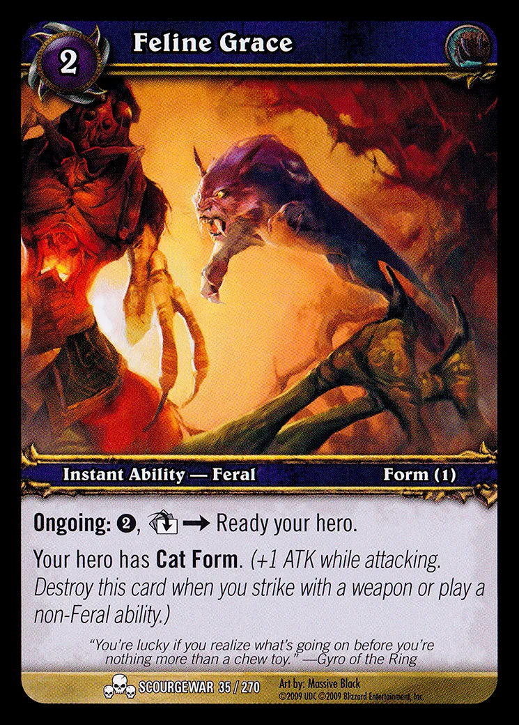 Card scan: Feline Grace
