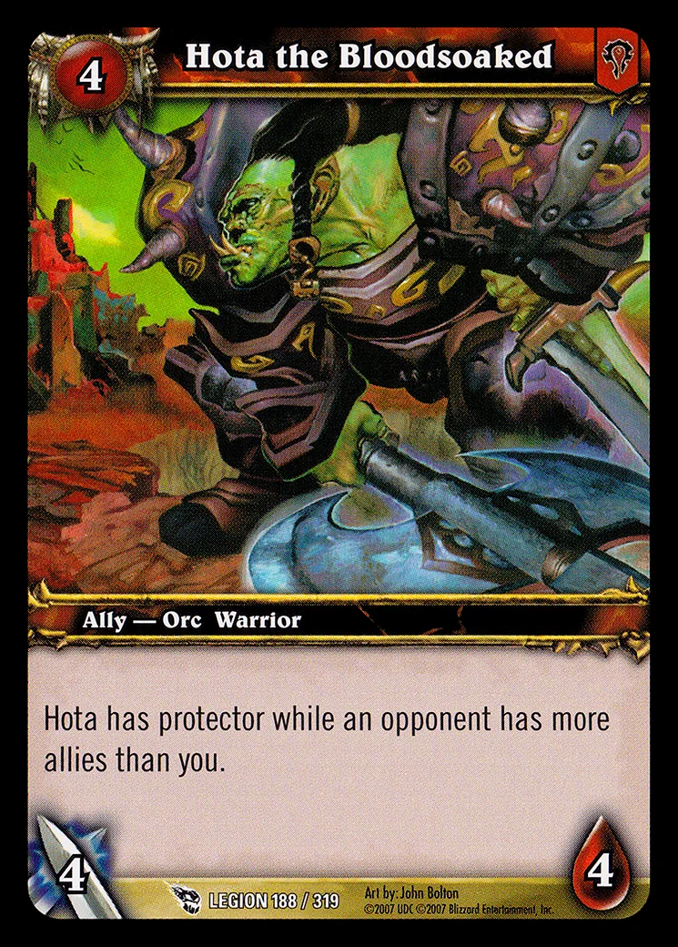 Card scan: Hota the Bloodsoaked