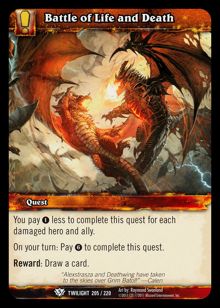 Card scan: Battle of Life and Death